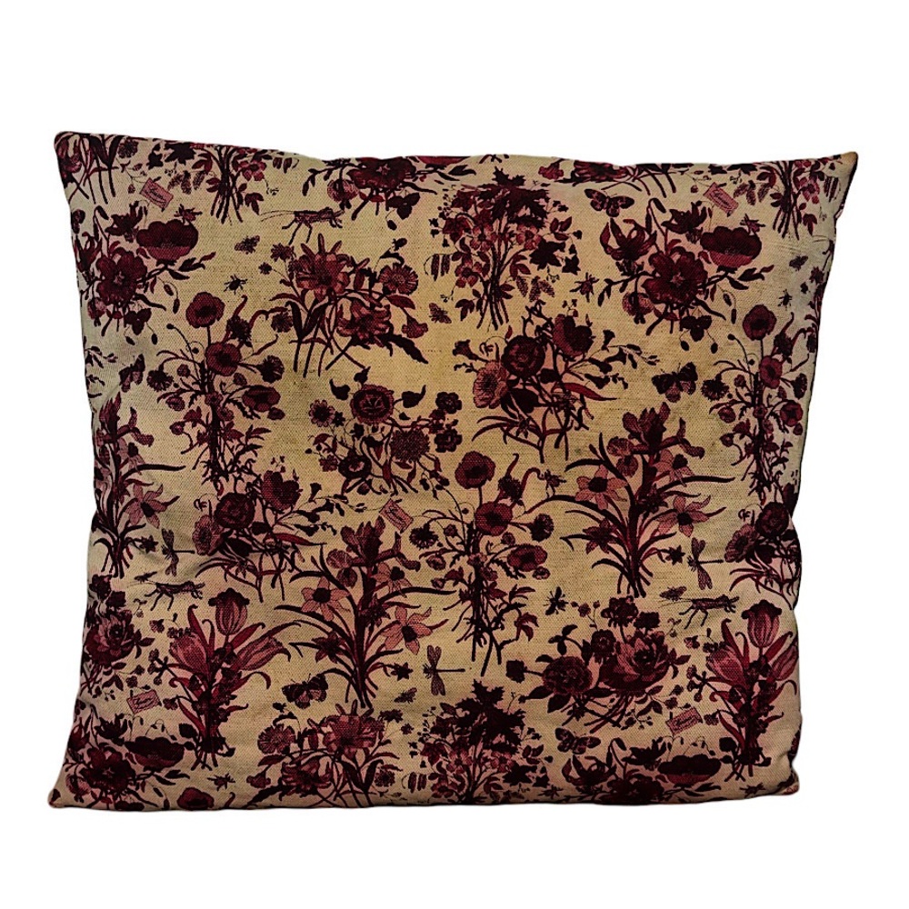 Authentic Gucci Flora Linen Blend Pillow